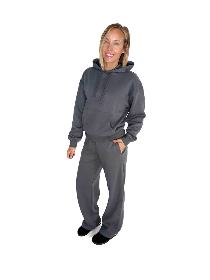 ONLY Best Life Straight Leg Sweat Pant- SLATE BLUE