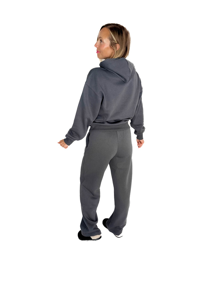 ONLY Best Life Straight Leg Sweat Pant- SLATE BLUE