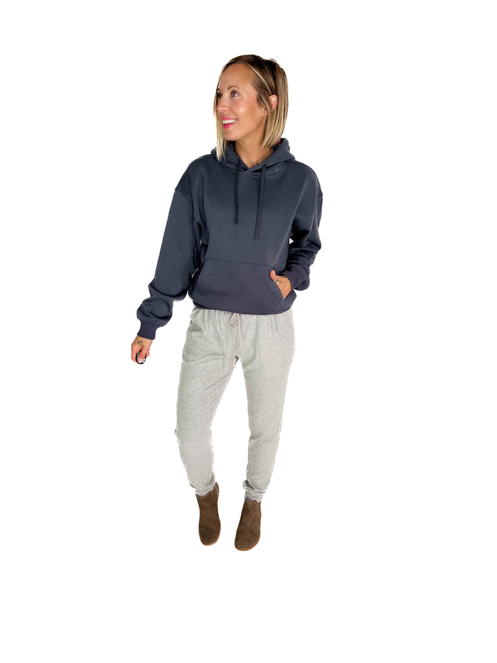 MICHELLE MAE Corrine Joggers- LIGHT GREY