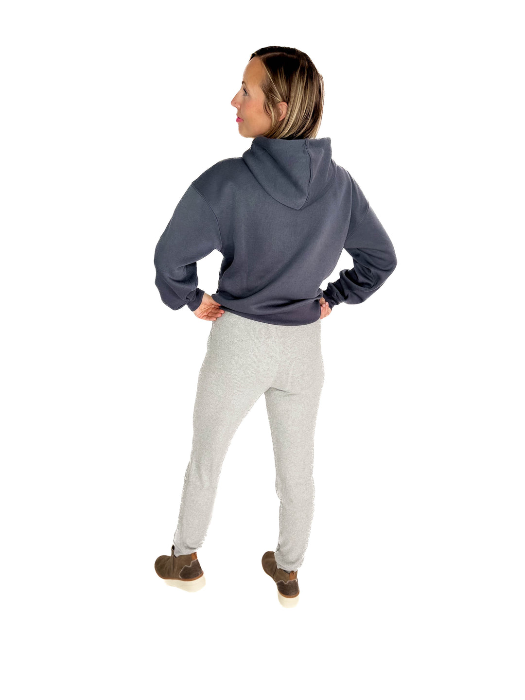 MICHELLE MAE Corrine Joggers- LIGHT GREY