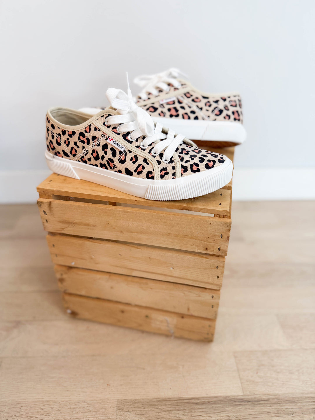 Only Nicola Canvas Sneaker- LEOPARD