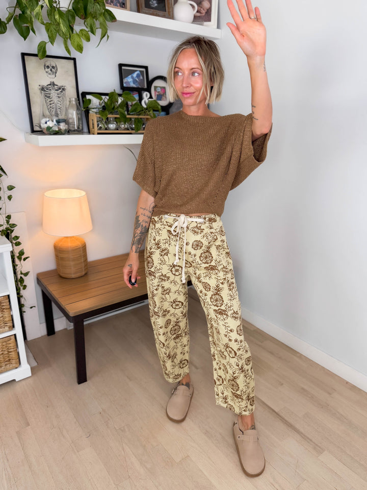 Brisol Dolman Knit Sweater- COCO