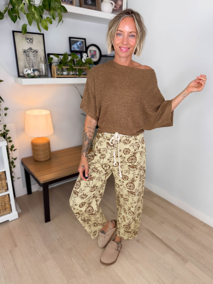 Brisol Dolman Knit Sweater- COCO