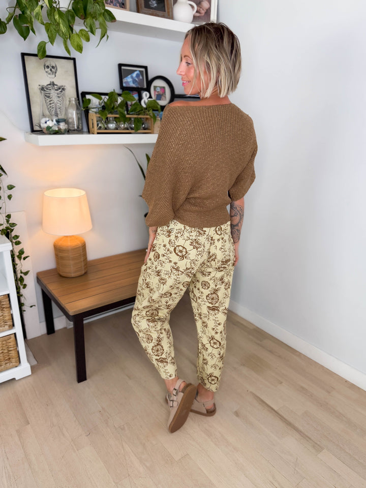 Brisol Dolman Knit Sweater- COCO
