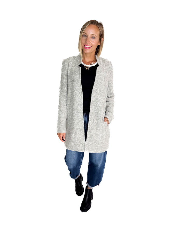 VERO MODA Katherine Jacket- LT GREY MELANGE