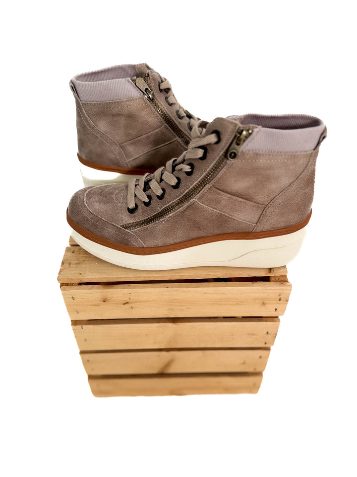 BLOWFISH Camden Side Zip Sneaker- TAUPE