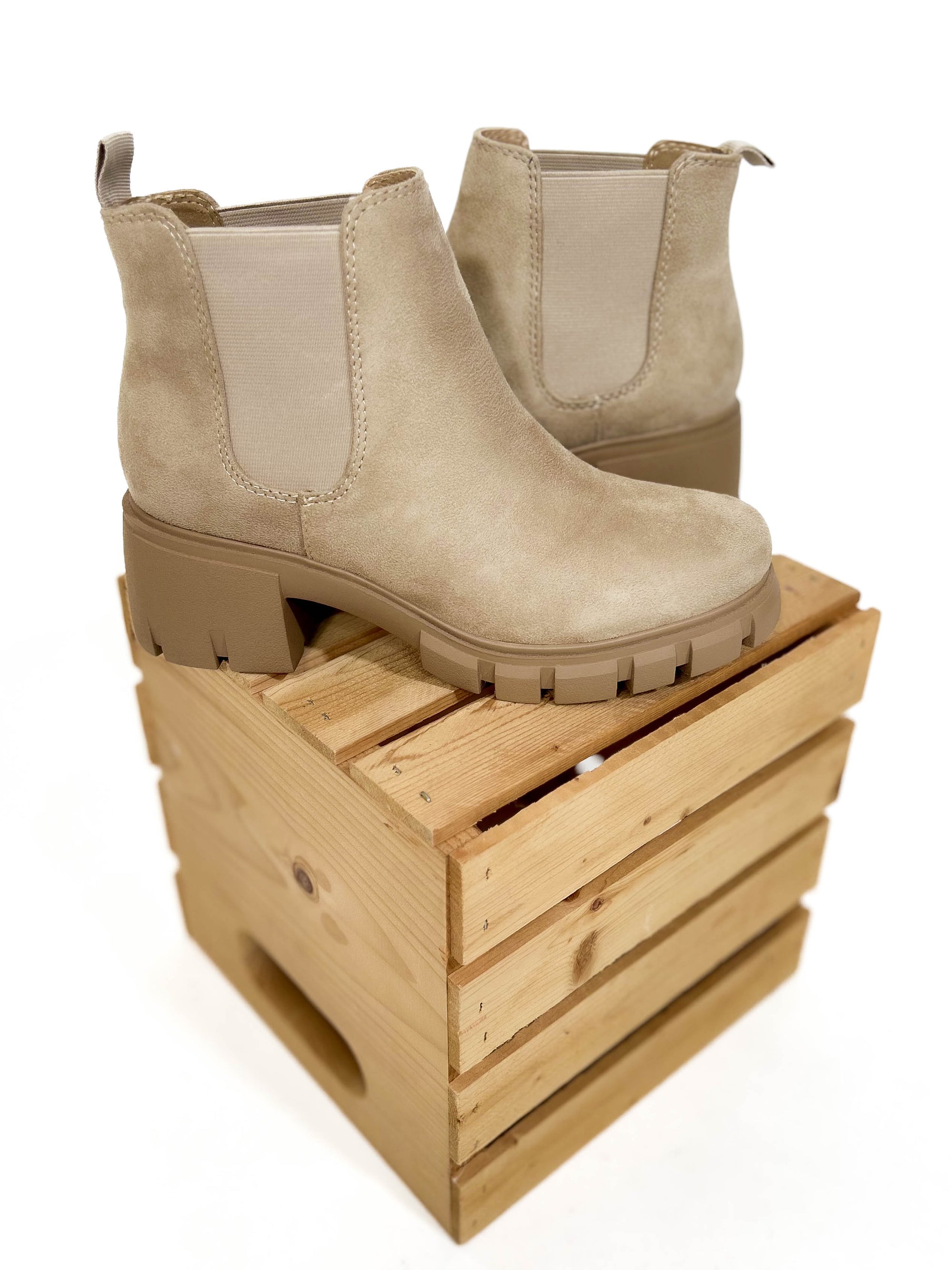 Kamely Lug Boot- WHEAT -FINAL SALE