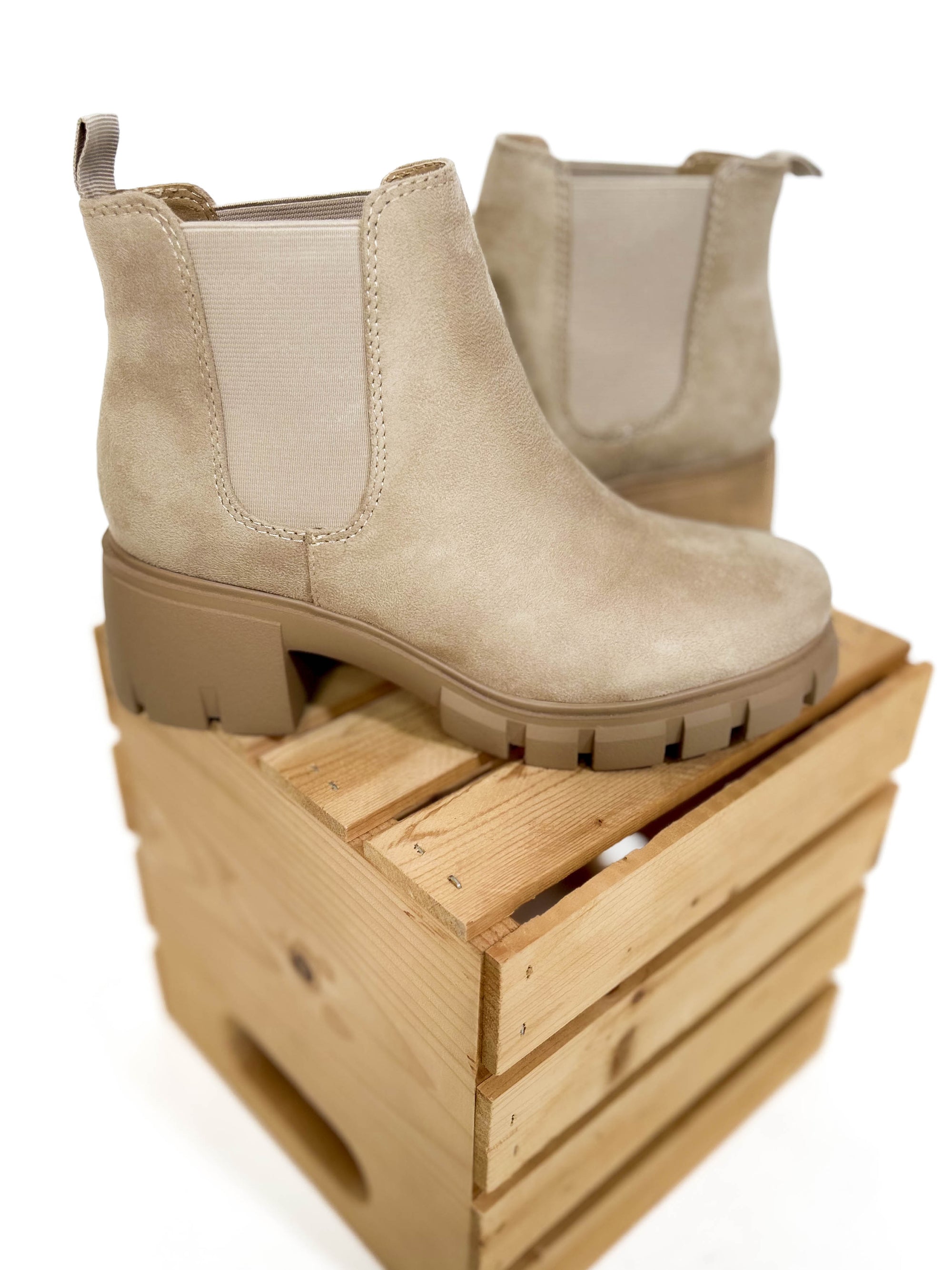 Kamely Lug Boot- WHEAT -FINAL SALE