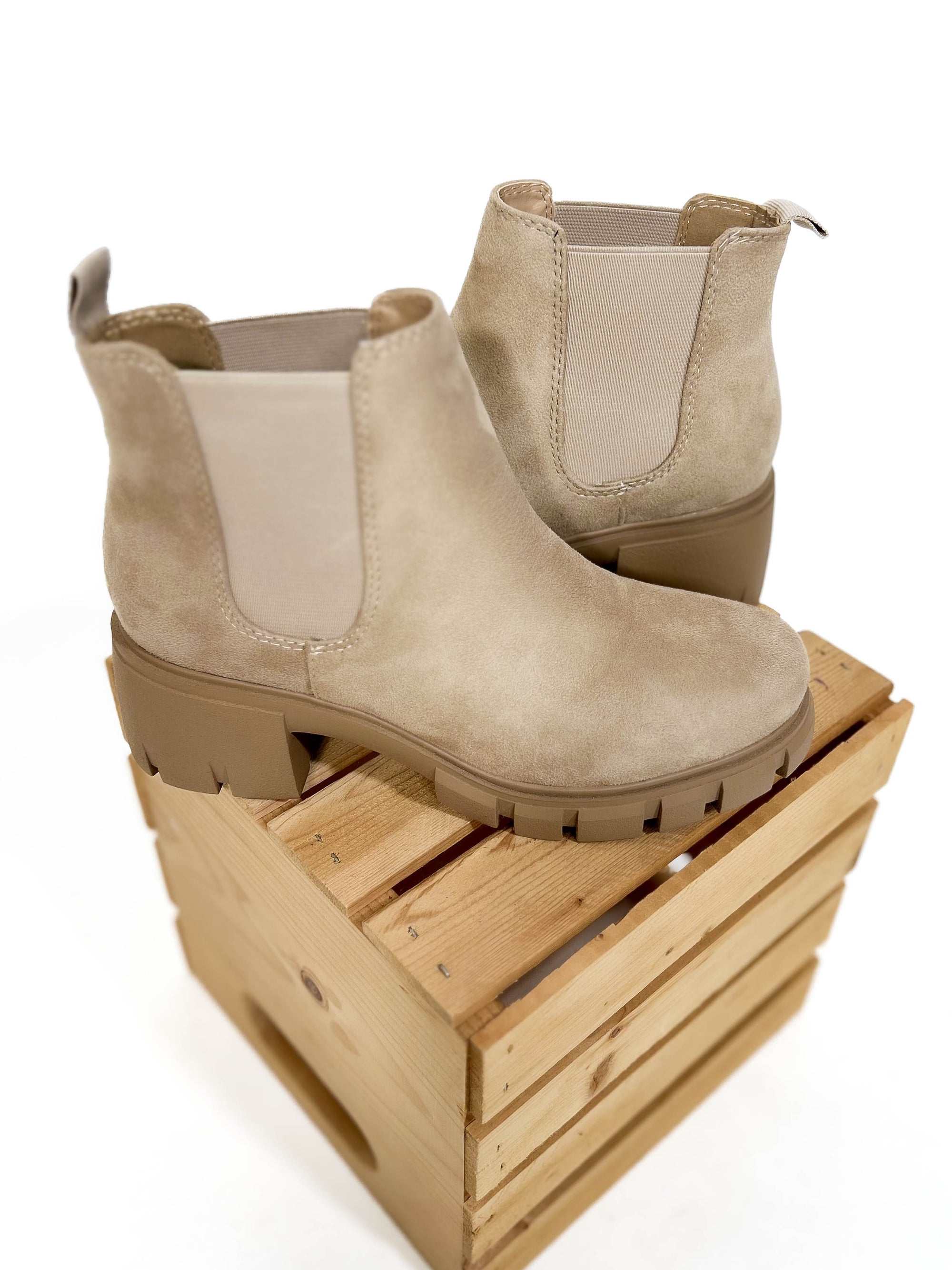 Kamely Lug Boot- WHEAT -FINAL SALE