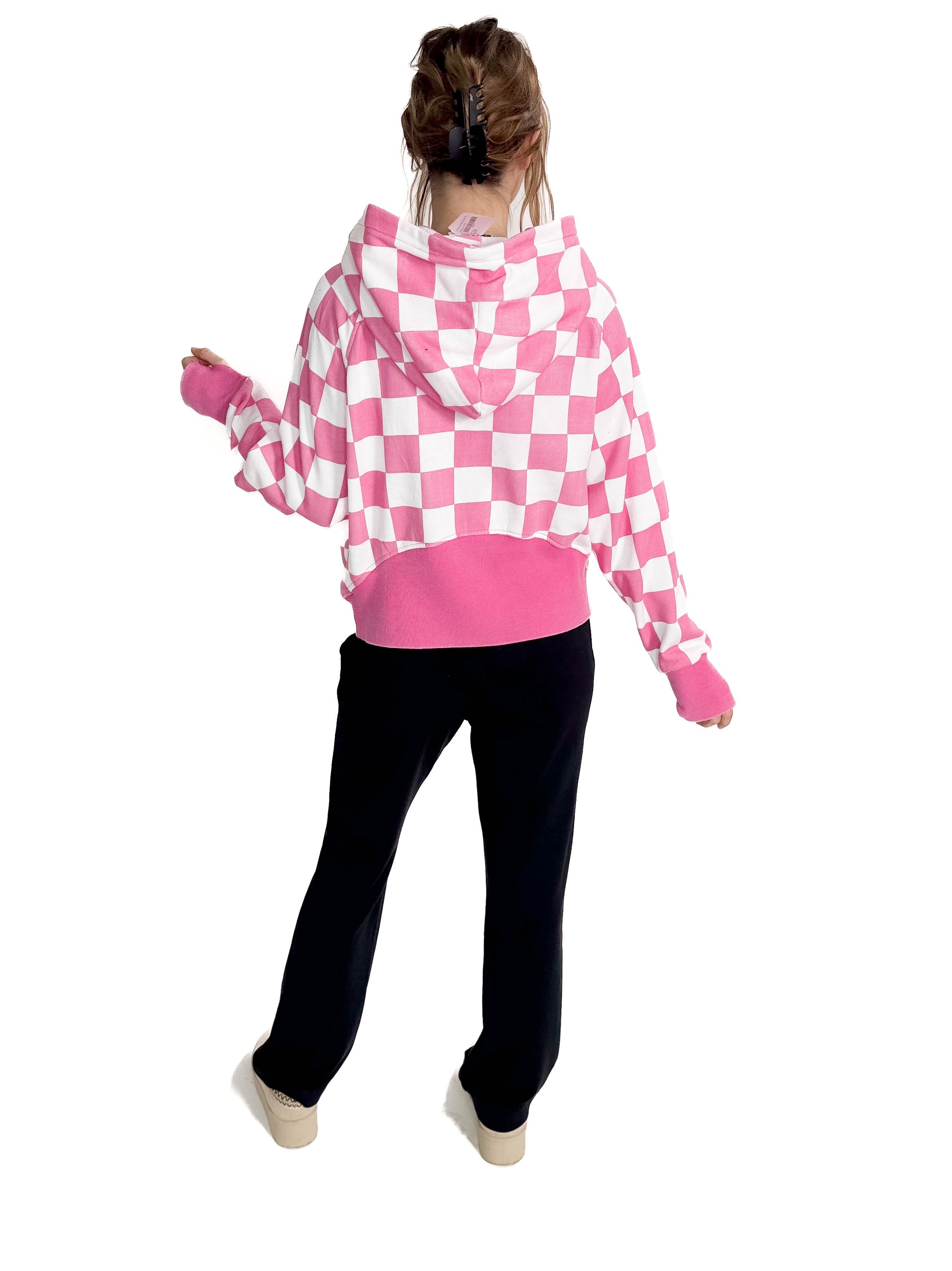 Checkmate Easy Does It Pullover- PINK