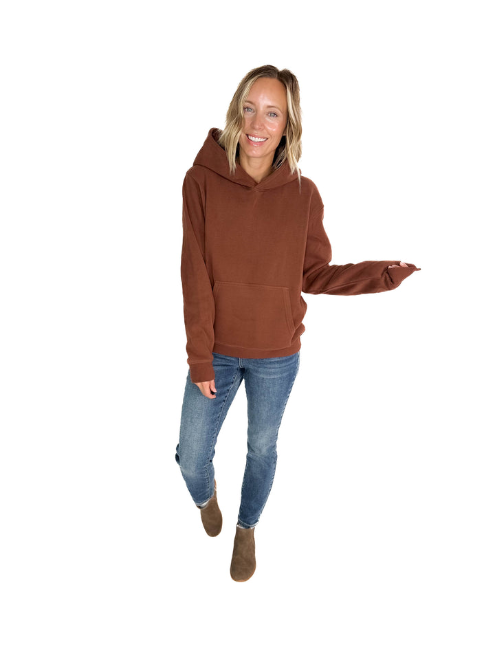 Bronte Classic Hoodie- CHESTNUT