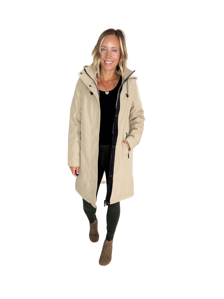 ONLY Kara Water Repellant Parka- TAUPE