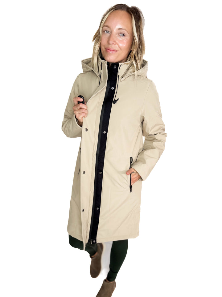 ONLY Kara Water Repellant Parka- TAUPE