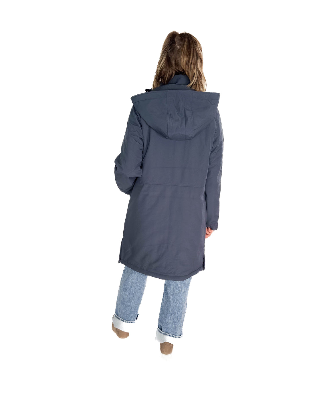 ONLY Kara Water Repellant Parka- SLATE BLUE