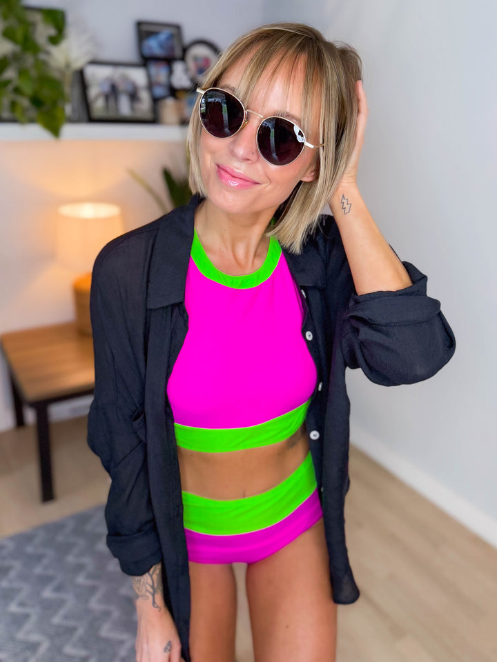 DAX Luna Polarized Round Sunglasses- BLACK