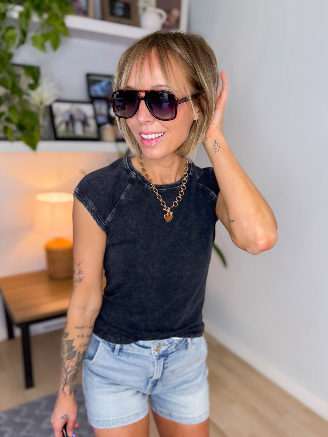 DAX Cruz Aviator Polarized Sunglasses- TORTOISE