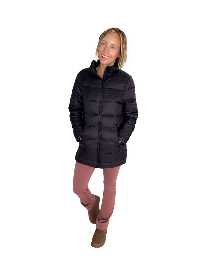 Alicia Wind Breaker Jacket- BLACK