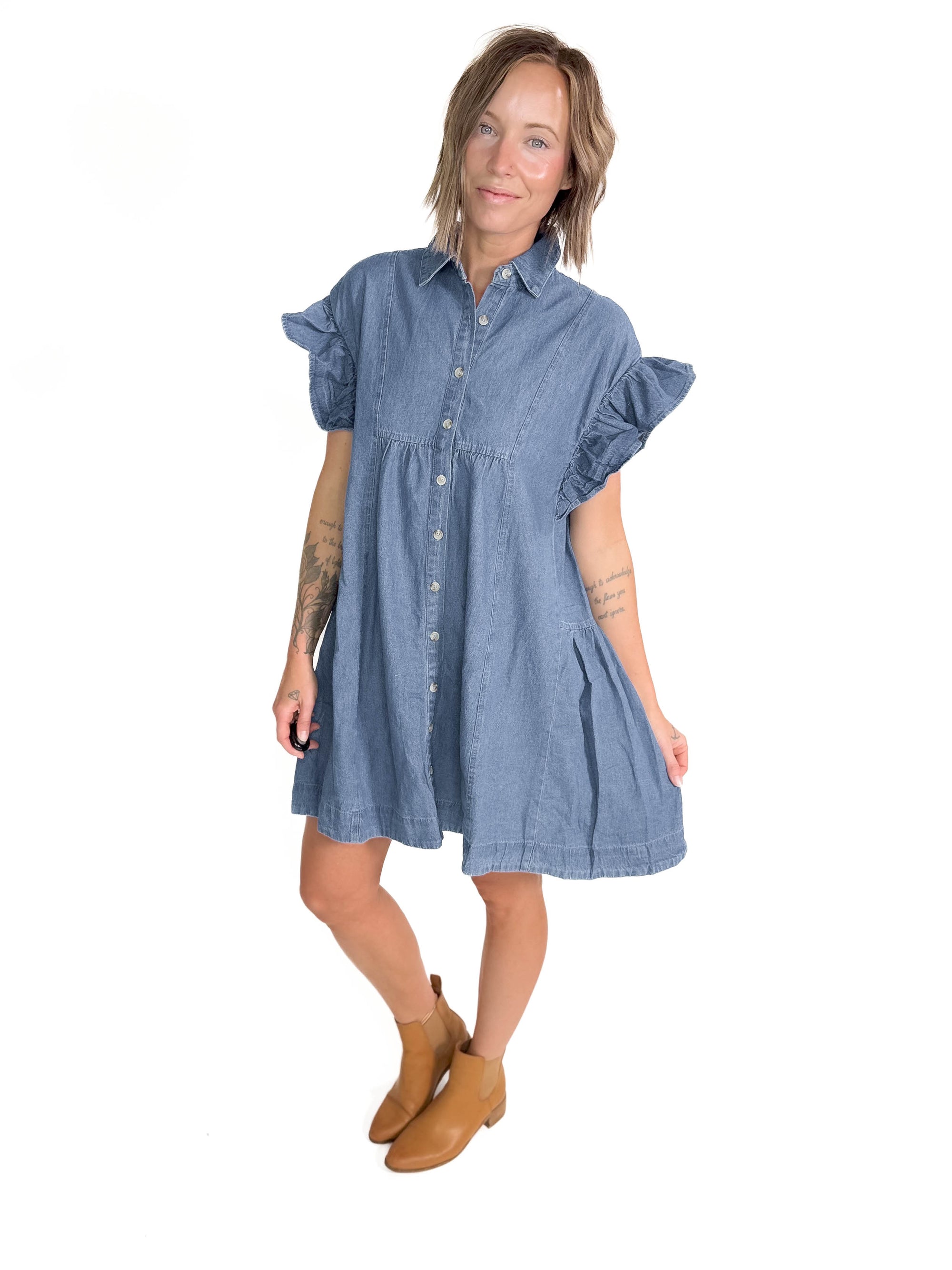 Julie Denim Dress