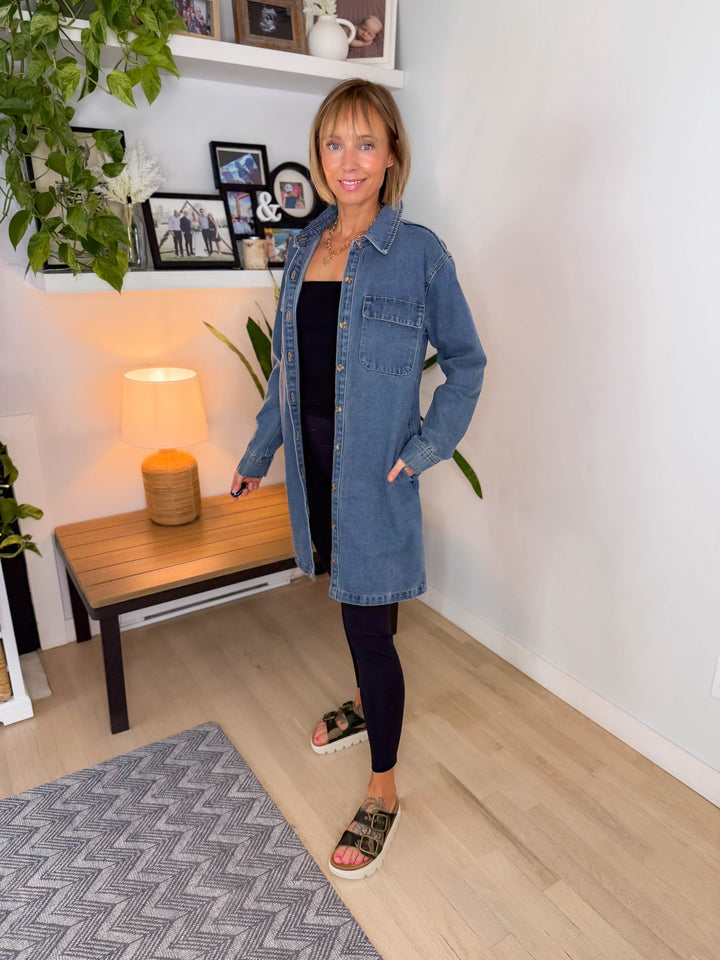 THREAD & SUPPLY Ivanna Shirt Dress/Shacket