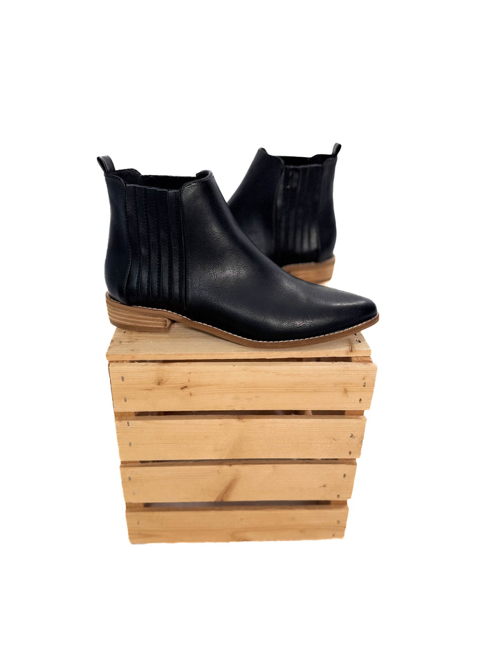 Linzie Short Heel Bootie- BLACK