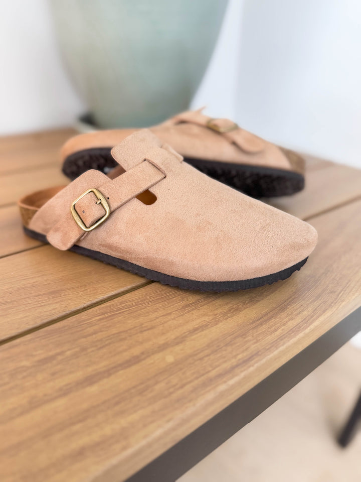 Regis Slip On Clog- LIGHT TAUPE