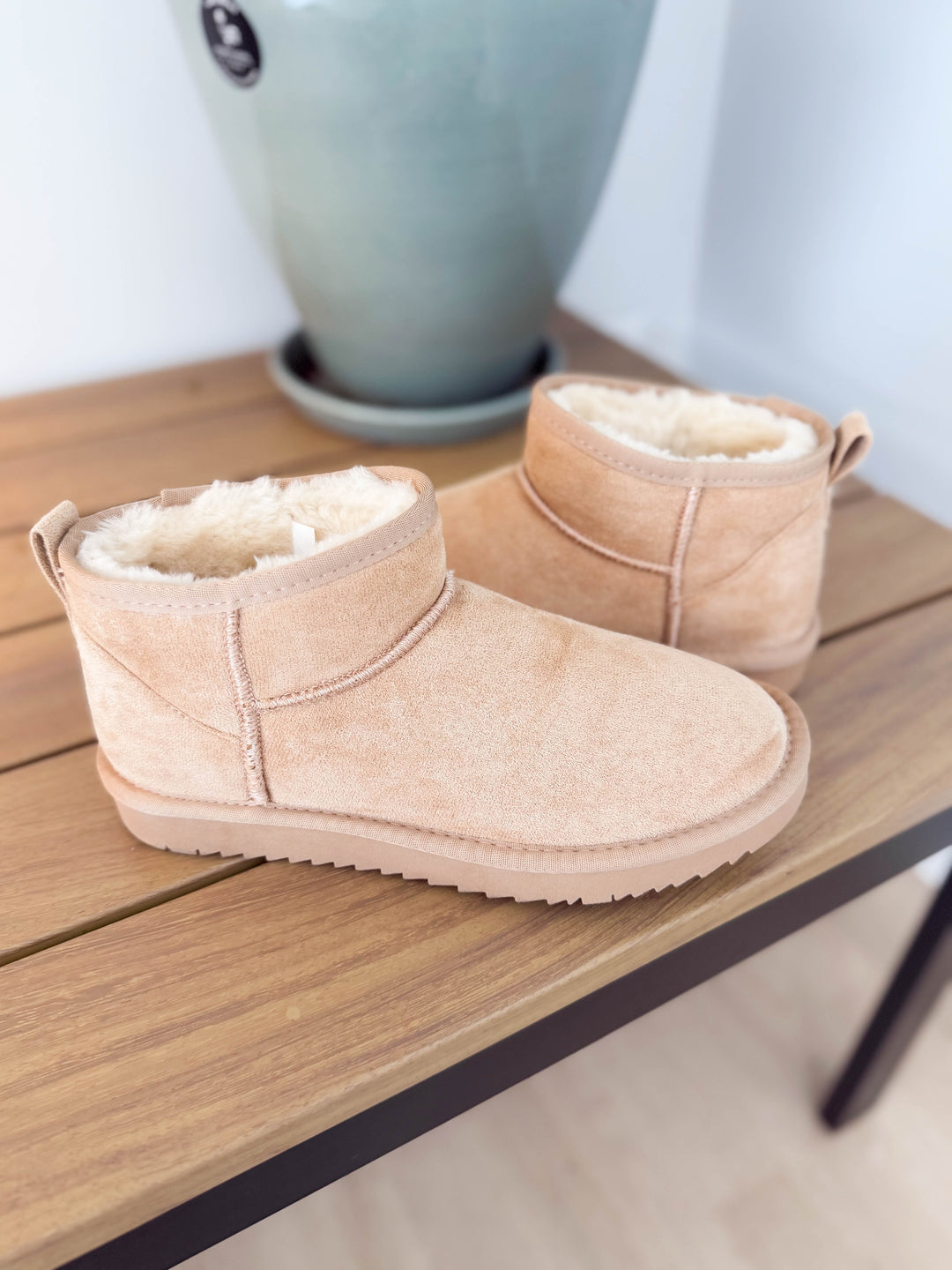 Teagan Faux Fur Boot- OAT