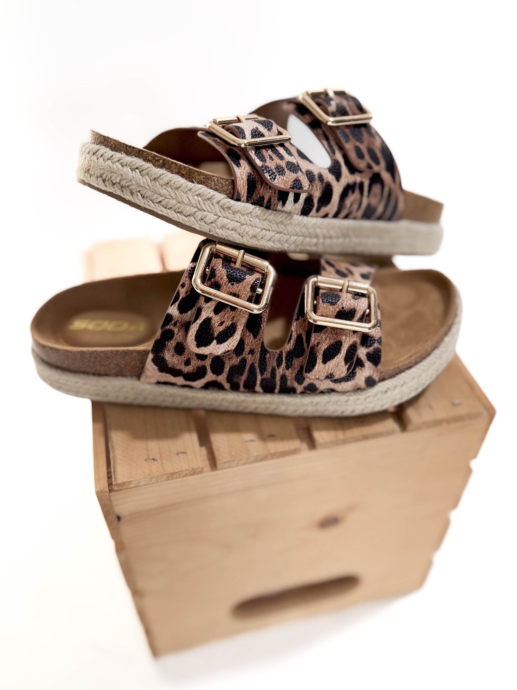 Martini Sandal- LEOPARD