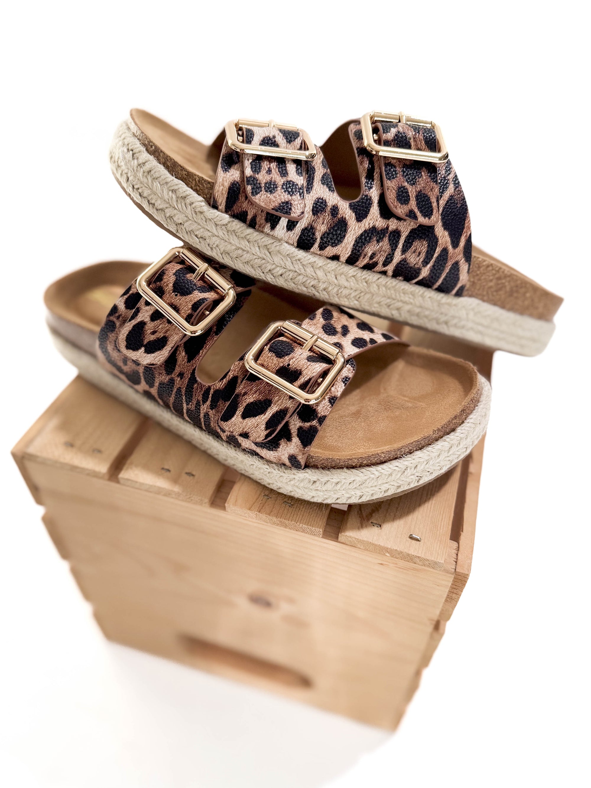 Martini Sandal- LEOPARD