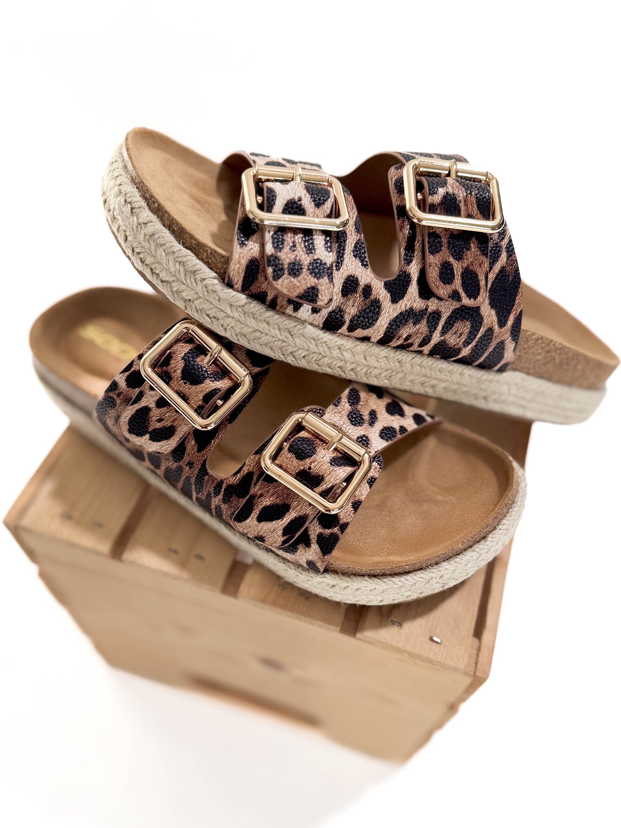 Martini Sandal- LEOPARD