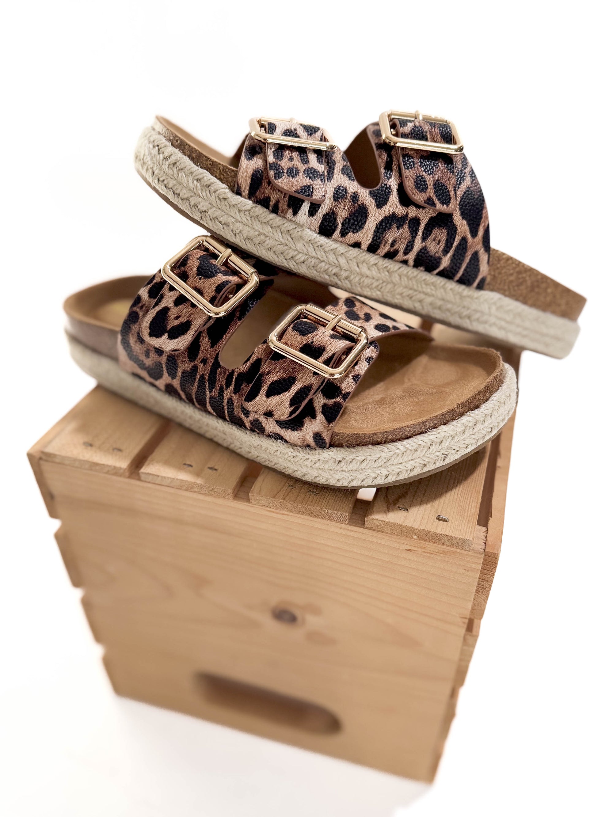 Martini Sandal- LEOPARD