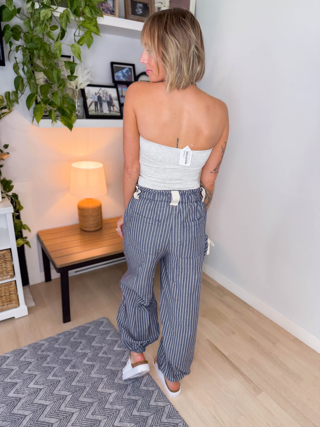 Riri Double Lined Tube Top- LIGHT HTHR GREY-FINAL SALE