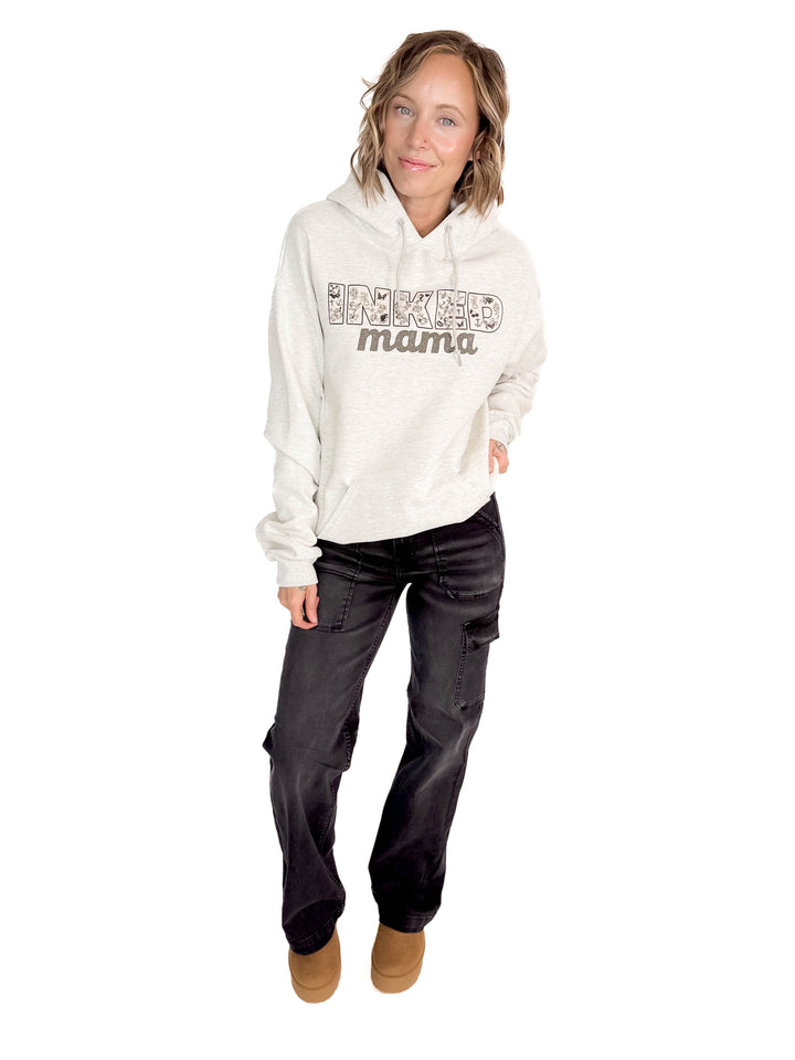 Inked Mama Hoodie- OATMEAL