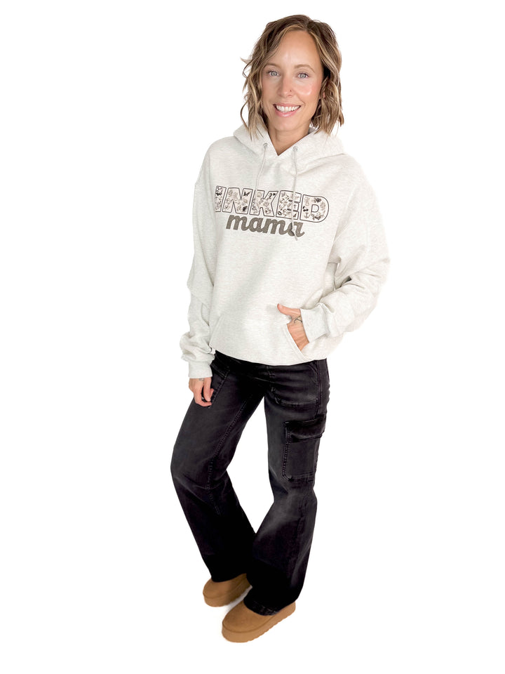 Inked Mama Hoodie- OATMEAL