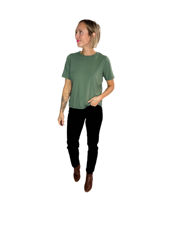 MONO B Scottie Pima Cotton Tee- SILKY PINE