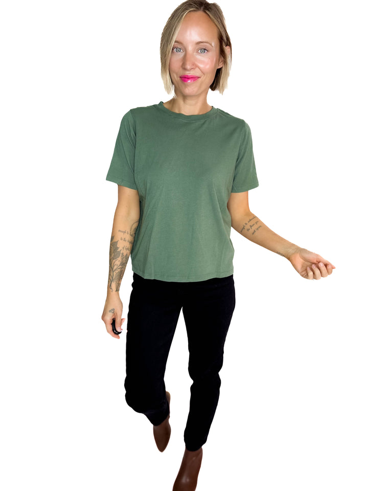 MONO B Scottie Pima Cotton Tee- SILKY PINE