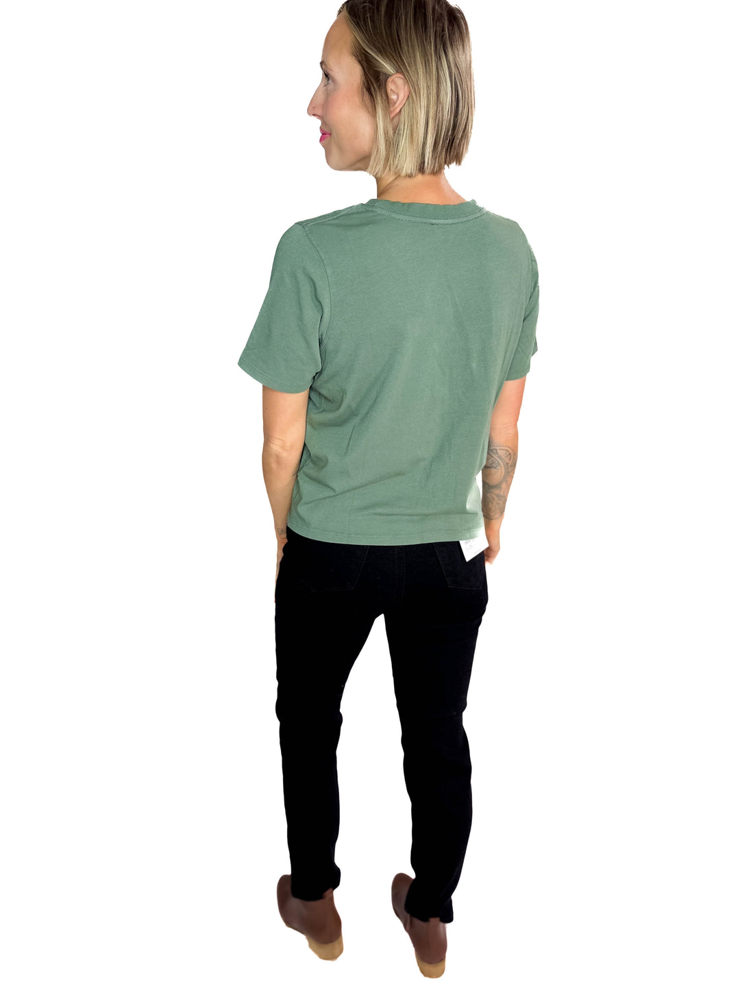 MONO B Scottie Pima Cotton Tee- SILKY PINE