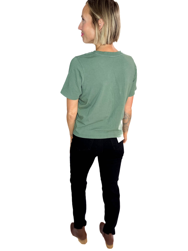 MONO B Scottie Pima Cotton Tee- SILKY PINE