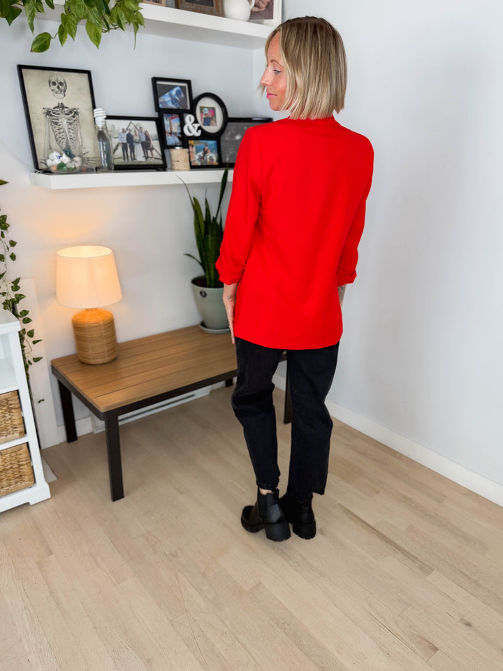 Only Bosella 3/4 Blazer- RED