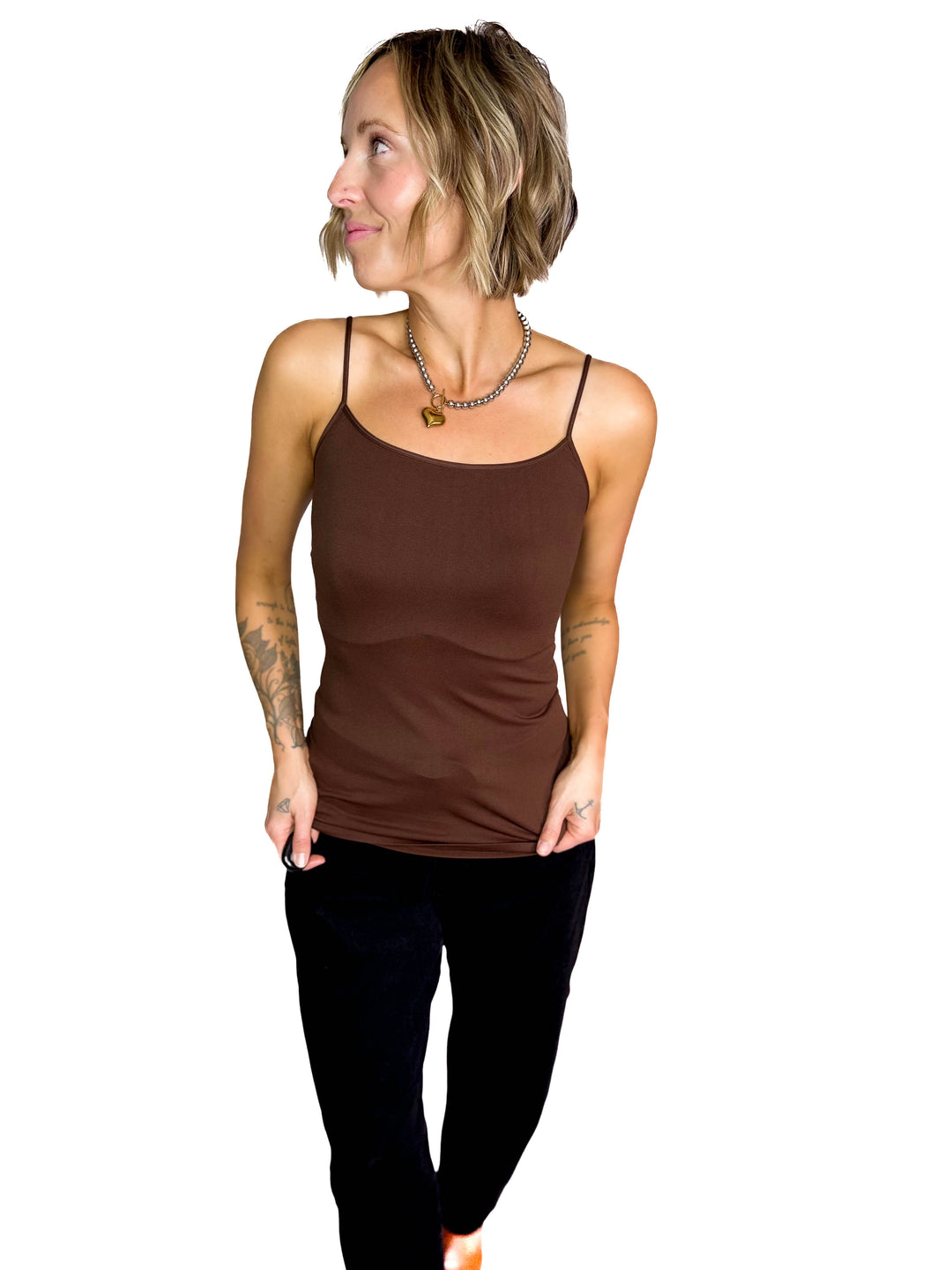 NIKIBIKI Signature Camisole- COFFEE