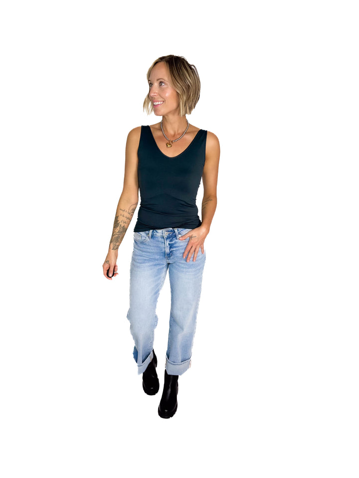 NIKIBIKI Reversible Tank Top- FOREST