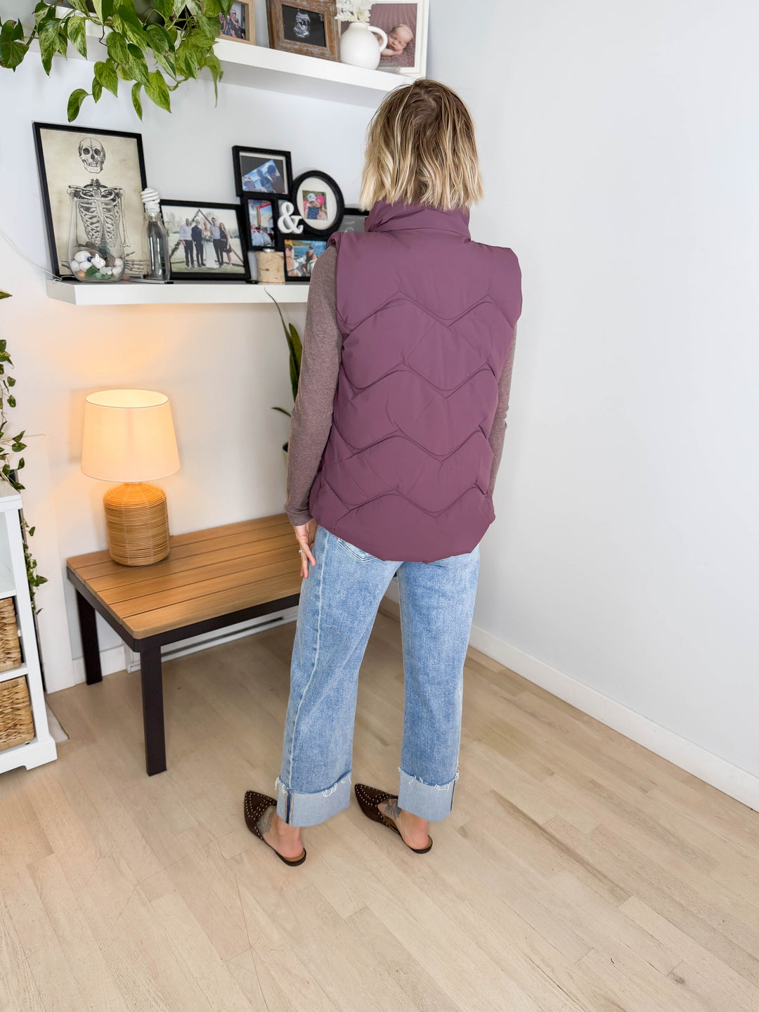 ONLY Power Puffer Vest- HUCKLEBERRY