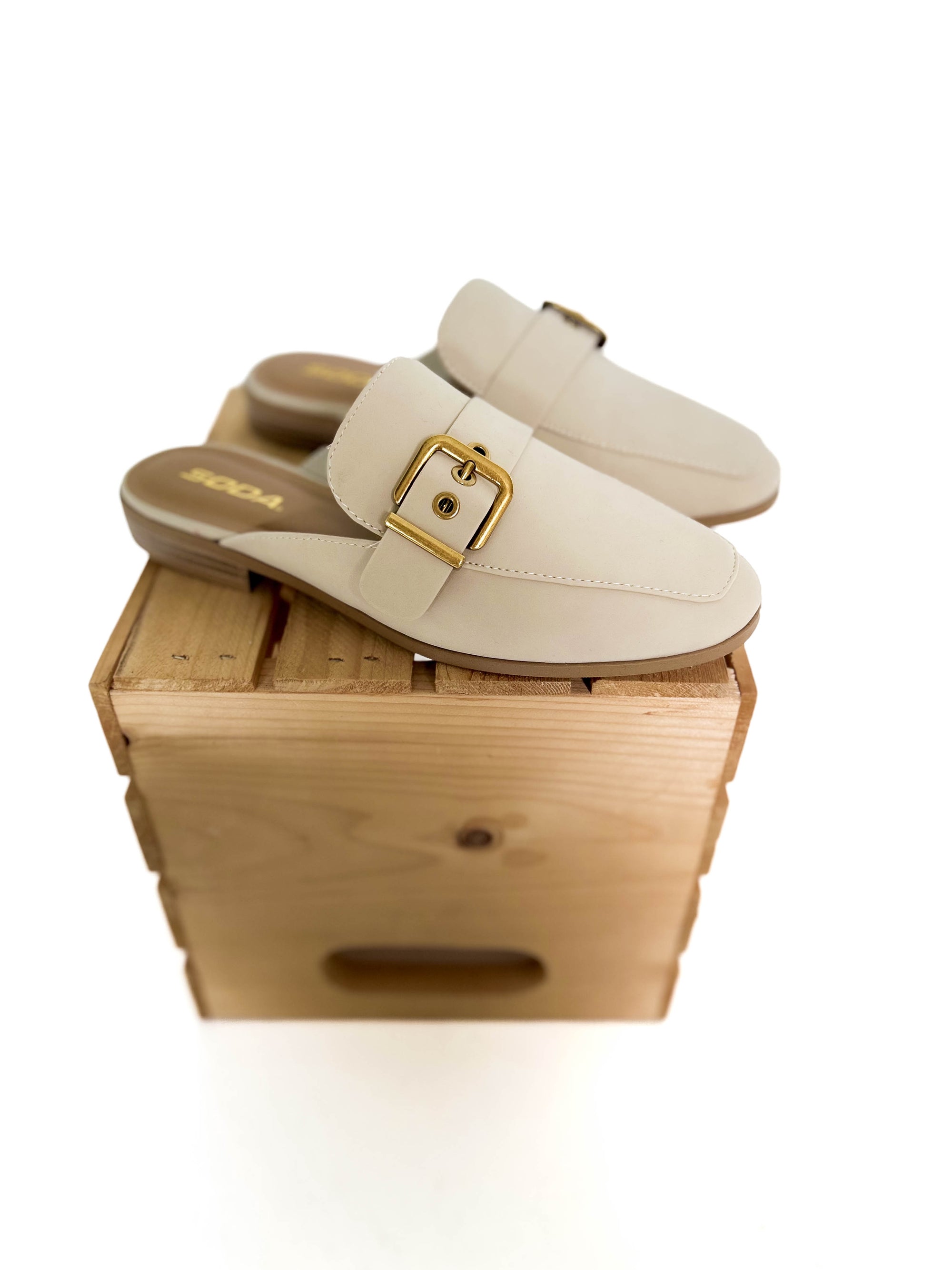 Chamlet Slip On Mule- BONE