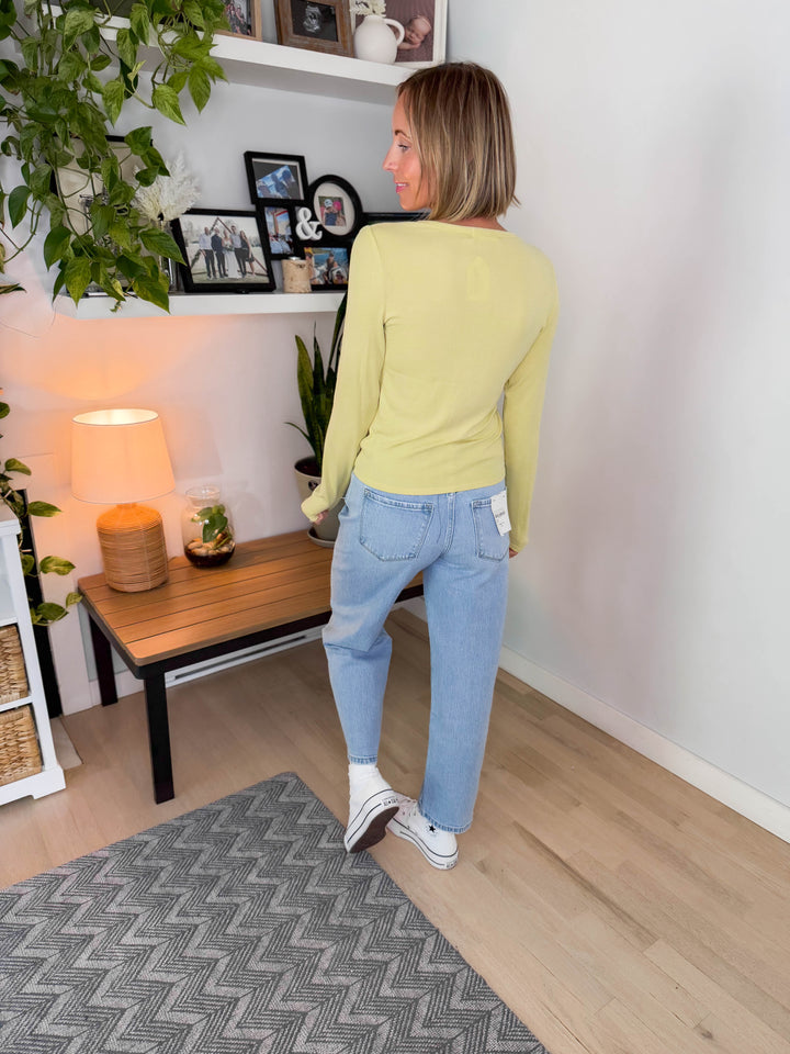 Onda Button Up Long Sleeve- ACACIA