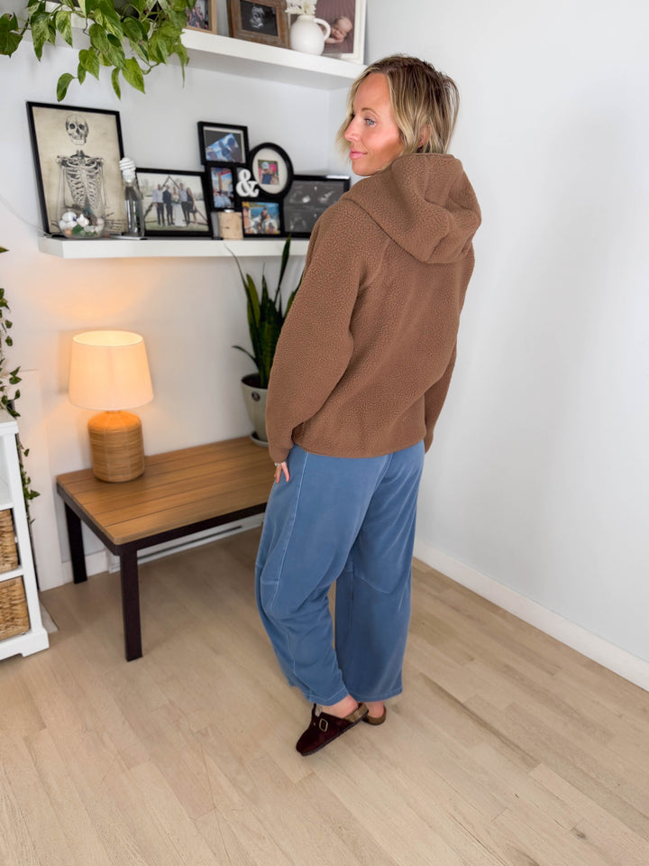 Firelight Soft Full Zip Fleece- LATTE