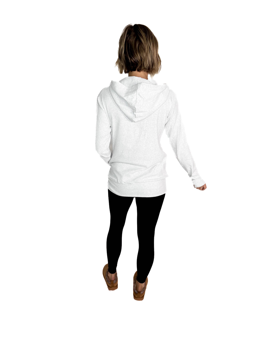 AMPERSAND AVENUE 1/2 Zip Hoodie- GREY GOLD