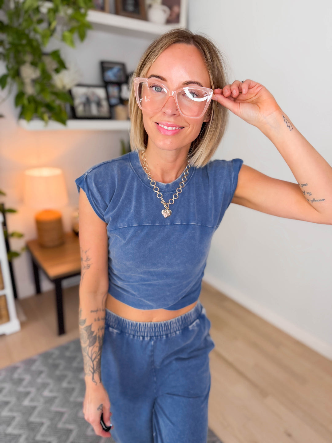 Angled Cat Eye Blue Light Blocking Glasses (ALL COLOURS)