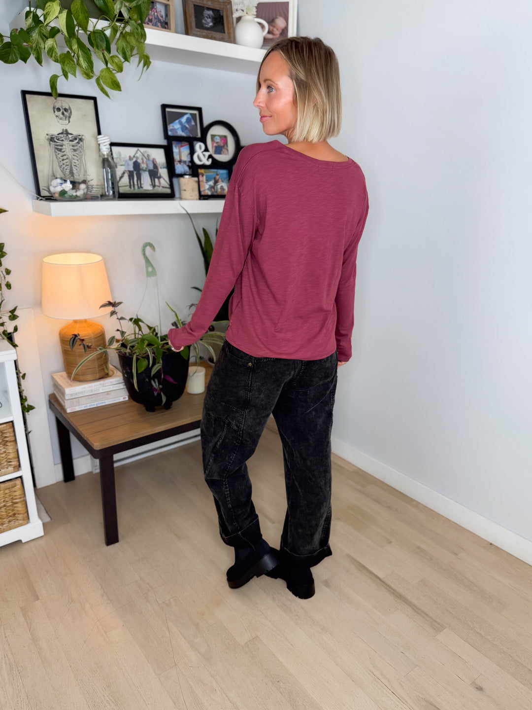 Rustine Mineral Washed Cargo Pant- WASHED BLACK