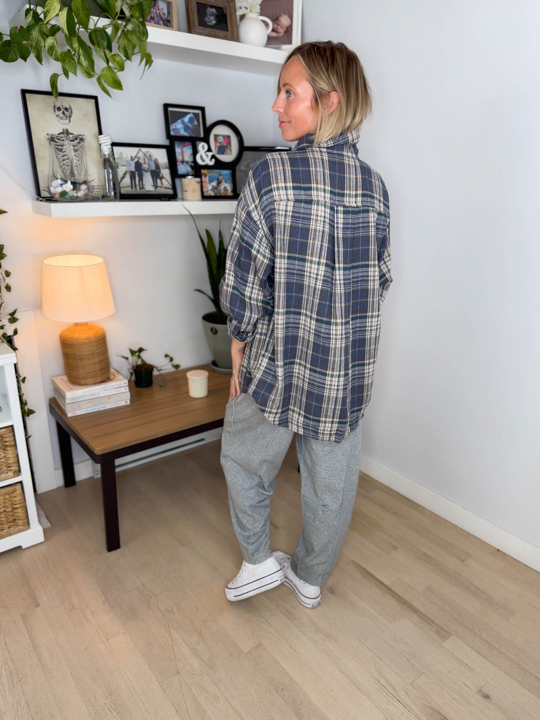 Fallfern Cotton Flannel- DENIM