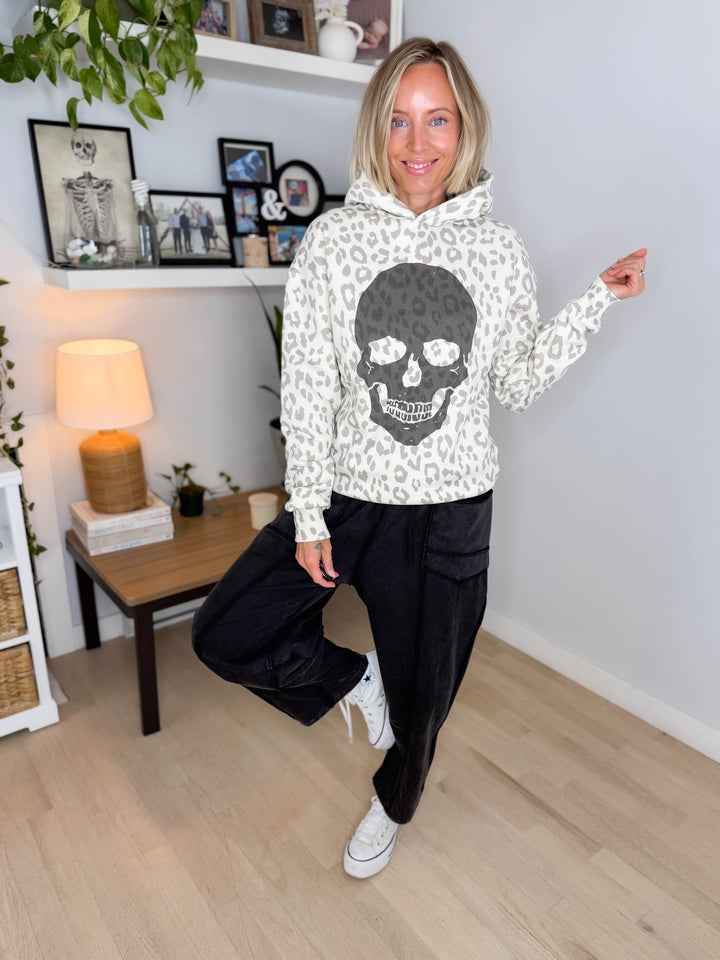 AMPERSAND Comfort Zone Hoodie- PURRDY SCARY