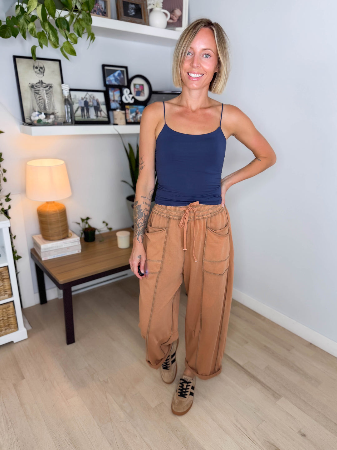 Spark Basic Solid Cami- DEEP BLUE